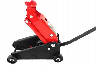 Zdjęcie produktu dla FORSAGE | Podnośnik hydrauliczny, 2.5T, gumowa podpora, samochodowy podnośnik manewrowy, hydrauliczny, rolki 360°, podstawa podnośnika
