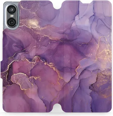 Produktbild von Handyhülle mit klappe für Sony Xperia 10 VI, Mobiwear Book, Violett