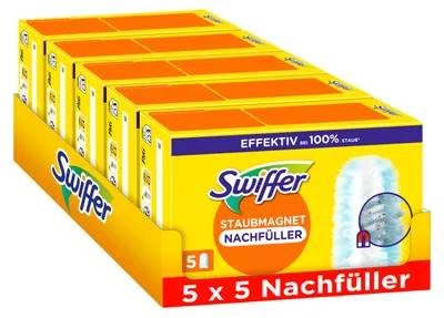 Zdjęcie produktu dla Swiffer 4015600911799 Ściereczki Swiffer Dust Magnet – opakowanie uzupełniające zawierające 25 sztuk