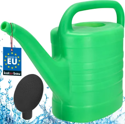 Obrázek produktu pro KOTARBAU® Konev 12 l Konev na zalévání květin pro zahradu a domácnost s odnímatelnou sprškou Zalévání rostlin pro venkovní i vnitřní použití Plastová, zelená