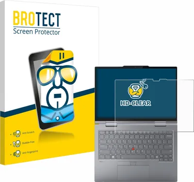 Produktbild von Für Lenovo ThinkPad X1 2-in-1 Gen 9 14" Schutzfolie BROTECT Displayschutz Display Schutz Folie Klar Transparent