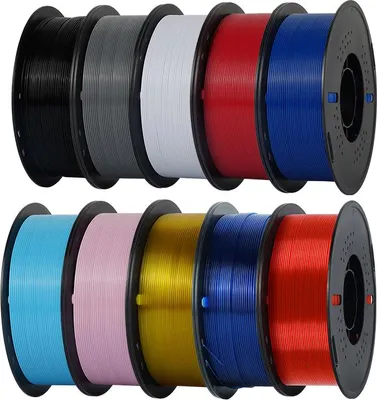 Produktbild von KINGROON PETG Filament 1,75mm 10KG Multicolor - Hochfest, Blasenfrei, Umweltfreundlich, Leicht zu Drucken, Glatter Druck, Hohe Präzision