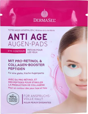Obrázok produktu pre Dermasel Očné vankúšiky proti starnutiu z Mŕtveho mora 1 P