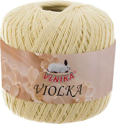 Produktbild von Häkelgarn Violka 50g Baumwolle tlw. recycled Klassikgarn Filetgarn unifarben