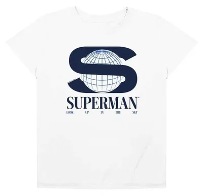 Immagine prodotto di Maglietta da donna "Superman - 2025 S", logo TV36156 (taglia L), colore bianco