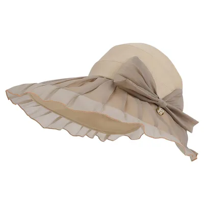 Produktbild von Sonnenhut Damen mit Breiter Krempe, UV-Schutz Visor Cap,
