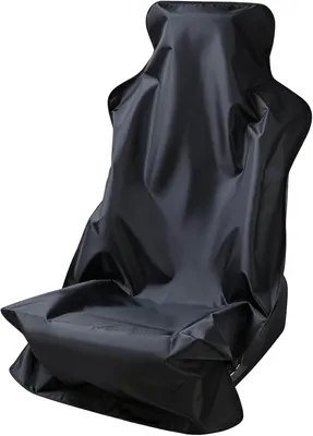 Imagen del producto de Funda para asiento delantero de coche, impermeable, resistente al desgarro, compatible con la mayoría de los vehículos, protección para los asientos del coche