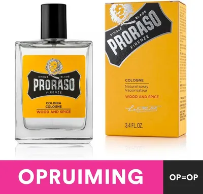 Immagine prodotto di Proraso Legno e Spezie Eau de Cologne 100ml Spray