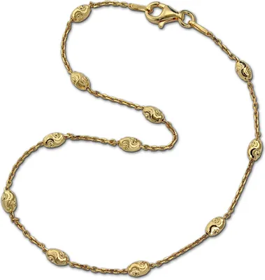 Produktbild von SilberDream Fußkette 925er Silber 25cm Typhoon Damen Schmuck gold D2SDF3015Y