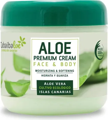 Zdjęcie produktu dla Krem nawilżający Tabaibaloe Premium z aloesem do twarzy i ciała (300ml), 50667