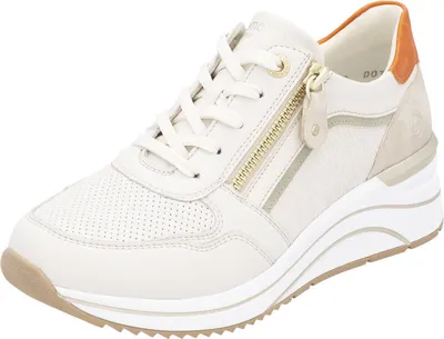 Produktbild von Remonte Sneaker - Weiss / Orange Kunstleder : 37 : Normal Größe: 37 Weite: Normal