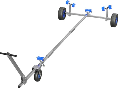 Produktbild von Slipwagen Handtrailer Hafentrailer Bootstrailer Bootswagen SUPROD XTR-L500R, Ø 420 mm
