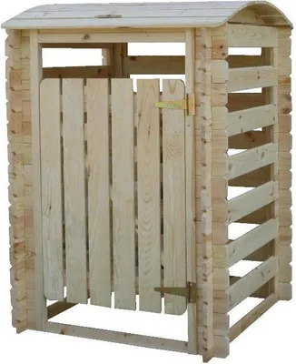 Produktbild von Mülltonnen-Unterstellbox Horst- H137xL97xB97 -  Abverkauf: Nur solange der Vorrat reicht!
