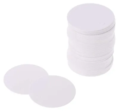 Produktbild von Set aus 100 weißen Kraftpapier-Hangetiketten