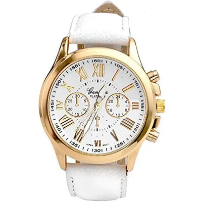 Produktbild von Moderne Damenarmbanduhr CH-2488 in Weiß – Stilvoll und Hautfreundlich KP2488