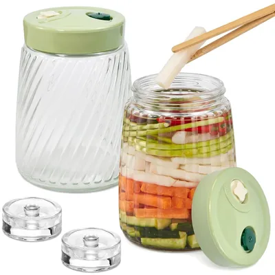 Immagine prodotto di Set di 2 contenitori per fermentazione con valvola a doppio senso