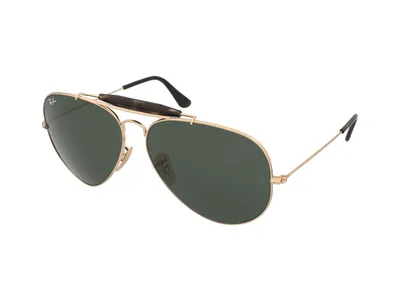 Produktbild von Ray-Ban Outdoorsman II, Erwachsener, Uni, Pilot, Pilot, Vollrand, Gold