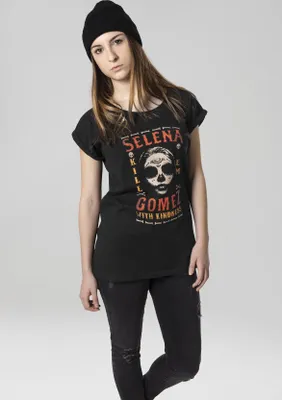 Image de Tee-shirt Selena Gomez Kill Em Skull noir - M
