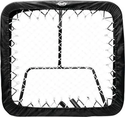 Image de Axi Rebounder Pro88 | Filet De Rebond Football Noir - 88X88Cm | Rebondisseur De Foot Réglable | Kickback - Multisport | Filet En Pp Résistant De 4 Mm