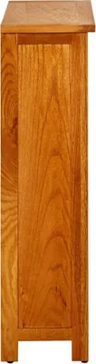 Obrázek produktu pro vidaXL Regál na knihy 3 přihrádky 70x22,5x82 cm dubový masiv
