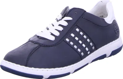 Produktbild von Rieker Damen Schnürschuhe 30286-36, 30286-37, 30286-38, 30286-39, 30286-40, 30286-41, 30286-42, 30286-43 RIE-42408 pazifik/silver/weiss 41