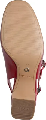 Produktbild von Tamaris Damen Karree Pumps mit Blockabsatz Vegan Riemchen 1-29601-46, Größe:40 EU, Farbe:Rot