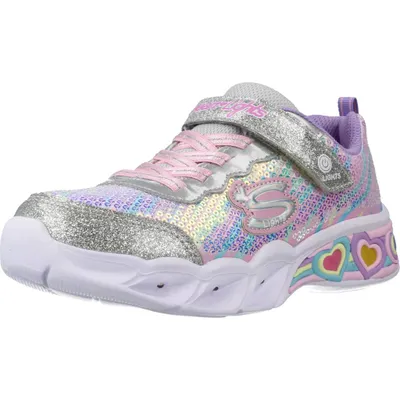 Zdjęcie produktu dla SKECHERS SWEETHEART LIGHTS - LET'S SHINE (srebrny)