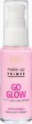 Zdjęcie produktu dla Delia Make-Up Primer Go Glow Skin Care Defined Rozwietlajca baza pod makija, 30 ml