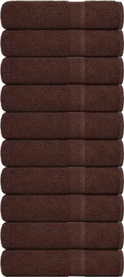 Zdjęcie produktu dla Ręczniki kąpielowe, FROGN, 10 szt., brązowe, 70x140 cm, 360 g/m²