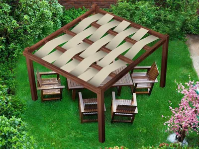 Produktbild von wasserdichter Pavillongurt 0,7 x 5 Beige