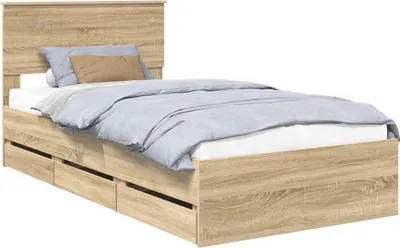 Obrázok produktu pre vidaXL Rám postele Sonoma dub 100 x 200 cm