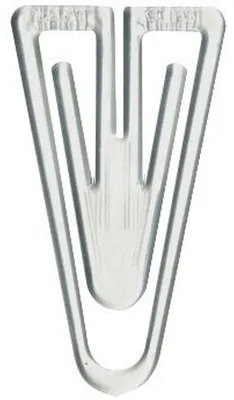 Produktbild von Büroklammern Plastiklips 60mm VE=100 Stück kristall