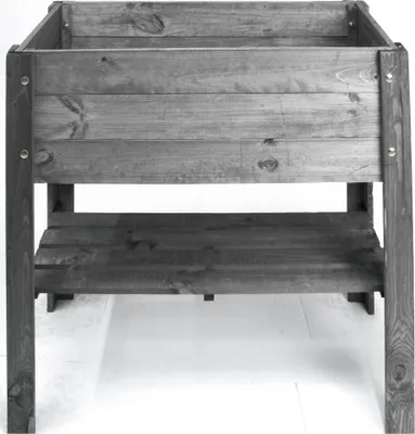 Produktbild von Esschert Design Hochbeet Anthrazit mit Ablage - Holz