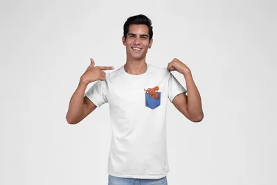 Produktbild von D&B Uni Polo  PO00022 Octopus Pocket Weiß-Größe 3XL