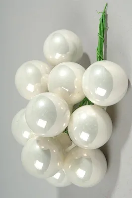 Produktbild von Kaemingk 710450, Spezifisches Weihnachtsornament, Glas, Weiß, 20 mm, 20 mm, 12 Stück(e)