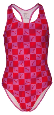 Productafbeelding van PUMA Zwemkleding Meisjes, bedrukte catsuit