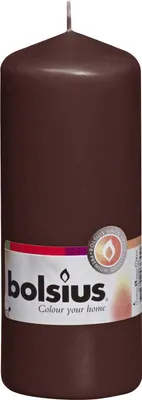 Obrázek produktu pro Sloupkové svíčky bordó 150/58 mm