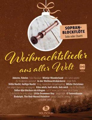 Obrázok produktu pre Weihnachtslieder aus aller Welt - Sopranblockflöte