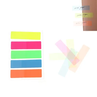 Produktbild von 12 Packungen Haftstreifen Pagemarker 12x45mm, 5 Farben