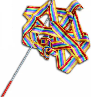 Obrázok produktu pre 4m/13.12ft Tanečné stuhy Gymnastika stuha Streamer Tanečné palice pre deti Coloful