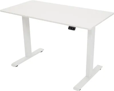 Immagine prodotto di Scrivania regolabile elettricamente in altezza - 140 x 60 cm - Bianca