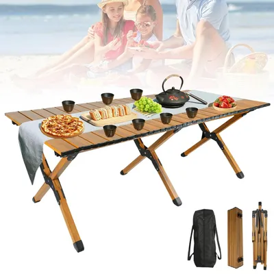 Produktbild von Zusammenklappbarer Campingtisch Tragbarer Gartentisch für Picknicks