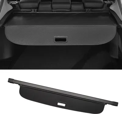 Produktbild von Kofferraum ausziehbare Ladungsabdeckung für Mitsubishi Outlander 2008-2012 Heckklappenregal Gepäcksicherheitsabdeckung Schattierung, Leinwand, Carbonfaser Schwarz