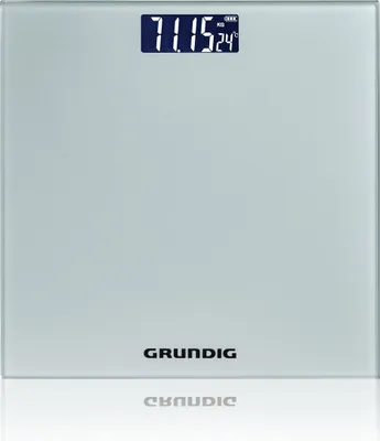 Produktbild von Grundig Digitale Personenwaage - Wiegt bis zu 180kg - 50g Genauigkeit - Grau