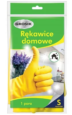 Zdjęcie produktu dla Grosik Rękawice Domowe Rozmiar S Lateksowe Uniwersalne