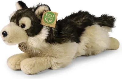 Immagine prodotto di Lupo di peluche da 38 cm, ecologico