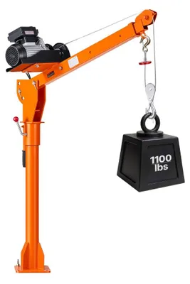 Produktbild von Abrollkran - Tragfähigkeit: 499 kg - Verstellbarer, teleskopischer Ausleger