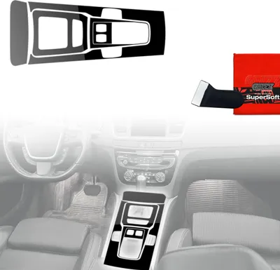 Produktbild von 5in1 Schutzfolien Grizz Protector für Mittelkonsole - Peugeot 508 (2010-2018) Schwarz Glanz