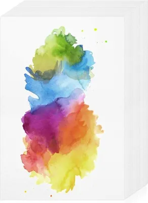 Produktbild von Wasserfarbenpapier-Postkarten - 300g Zeichenkarton (6 x 22 cm)