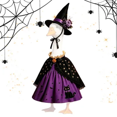 Produktbild von Dekoratives Halloween-Kostümset für Gansfiguren